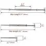 Muzata 1/8'' Cable Railing Kit,10Pack Lag Swage Turnbuckle Tensioners and 10pack End Fittings,T316 Marine Grade Stainless Steel,10Pair Wire Rope Rail Hardware CK21,Series CA1 CD2 CS2