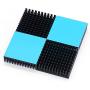 weideer 6pcs Aluminum Heat Sink 40x40x11mm/1.5'' x1.5X 0.4'' Small Cooler Heat Sink with Thermal Conductive Double Sided Tape for Cooling 3D Printers CPU IC Chips HS40x40x11