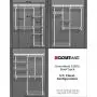 ClosetMaid 22875 ShelfTrack 5ft. to 8ft. Adjustable Closet Organizer Kit, White ClosetMaid 22875 ShelfTrack 5ft. to 8ft. Adjustable Closet Organizer Kit, White