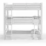 Dorel Living Sierra Triple Floor Bunk Bed | White | DL7891TBBW model Dorel Living Sierra Triple Floor Bunk Bed | White | DL7891TBBW model