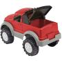 American Plastic Toys Kids’ Gigantic Pick-Up Truck, Large Truck Bed with Realistic Tonneau Cover, Knobby Wheels and Metal Axles Fit for Indoors and Outdoors, Haul Sand, Dirt, or Toys, for Ages 2+