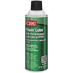 CRC - 3045 Power Lube Industrial High Performance Lubricant with PTFE, 16 oz. (Net weight: 11 oz) Aerosol Can, Light Amber/White