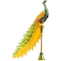 Fascinations ICONX Peacock 3D Metal Model Kit