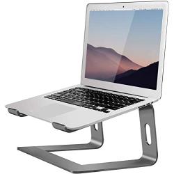 Orionstar Laptop Stand Portable Aluminum Laptop Riser Compatible with Apple Mac MacBook Air Pro 10 to 15.6 Inch Notebook Computer, Detachable Ergonomic Elevator Holder, Space Grey