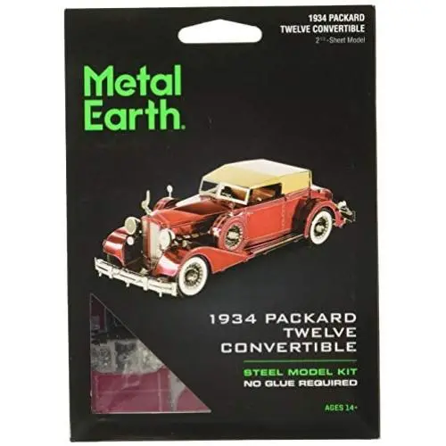 Fascinations Metal Earth 1934 Packard Twelve Convertible 3D Metal Model Kit