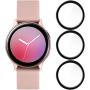 EZCO 3-Pack Screen Protector Compatible with Samsung Galaxy Watch Active 2 40mm / 44mm, Waterproof 3D Full Coverage Screen Protector Cover Shell Film Accessories for Galaxy Active 2 Smart Watch