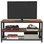 VASAGLE ULTV40BX TV Stands, 39.4'', Rustic Brown