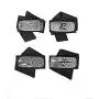 4pcs Naruto Headband with Metal Plated Cosplay Leaf Village Sand Veil Akatsuki Yahiko