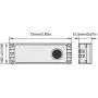 Obobb Aio Cooler,SSD Cooling Fan OLED Screen Heat Sink for Hard Drive M.2 Heatsink Computer Cooler Nvme Heatsink