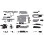 gazechimp 21 Piece Metal Inner Bracket Parts for iPhone 6s and 25 Pcs Kit for iPhone 6