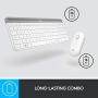 Logitech MK470 Slim Wireless Combo - Off White