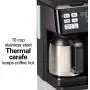 Hamilton Beach FlexBrew Thermal Coffee Maker, Single Serve & Full Pot, Compatible with K-Cup Pods or Grounds, Programmable, Black and Stainless (49966) Hamilton Beach FlexBrew Thermal Coffee Maker, Single Serve & Full Pot, Compatible with K-Cup Pods or Grounds, Programmable, Black and Stainless (49966)