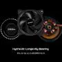 uphere Long Life Computer Case Fan 120mm Cooling Case Fan for Computer Cases Cooling Black 3-Pack, PF120BK3-3 uphere Long Life Computer Case Fan 120mm Cooling Case Fan for Computer Cases Cooling Black 3-Pack, PF120BK3-3