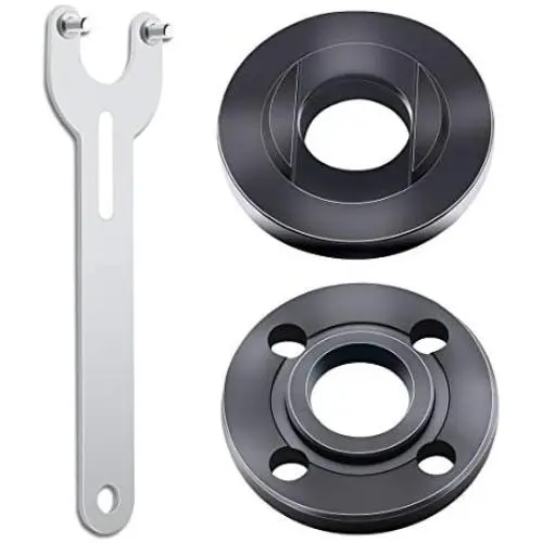 Grinder 5/8-11 Flange Angle Wrench Spanner Metal Outer Inner Lock Nut kit for Dewalt Milwaukee Makita Bosch BLack & Decker Ryobi 193465-4