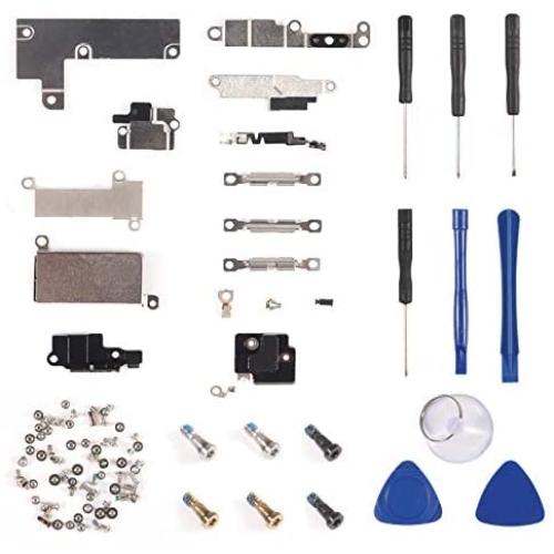 Internal Metal Plate Cover Parts for iPhone 7, MELIFE Bracket Replacement Inlcuding Complete Full Screw Set w Reapir Tool Kit for iPhone 7