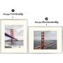 Frametory, 11x14 Aluminum Metal Photo Frame with Ivory Color Mat for 8x10 Picture & Real Glass (Silver, Pack of 1)