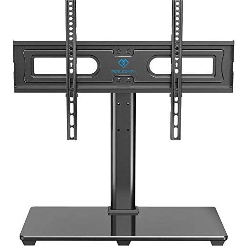 PERLESMITH Universal TV Stand Table Top TV Base for 37 to 70 inch LCD LED OLED 4K Flat Screen TVs - Height Adjustable TV Mount Stand with Tempered Glass Base, VESA 600x400mm, Holds up to 99lbs PERLESMITH Universal TV Stand Table Top TV Base for 37 to 70 inch LCD LED OLED 4K Flat Screen TVs - Height Adjustable TV Mount Stand with Tempered Glass Base, VESA 600x400mm, Holds up to 99lbs
