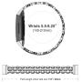 Wearlizer Compatible with Fitbit Charge 3 / Fitbit Charge 4 Bands for Women Metal Replacement Fit Bit Charge 3/4 hr Band Accessories Strap Bracelet Bangle Silver Rose Gold Black