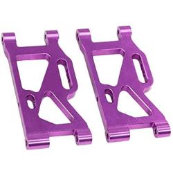 Mingbai Alloy Front&Rear Suspension Arms for WLtoys 124019 1/12 RC Car, RC Car Upgrade Metal Front&Rear Swing Arm Spare Part (4-Pack Front&Rear Swing Arm)