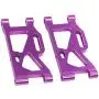 Mingbai Alloy Front&Rear Suspension Arms for WLtoys 124019 1/12 RC Car, RC Car Upgrade Metal Front&Rear Swing Arm Spare Part (4-Pack Front&Rear Swing Arm)