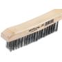 Forney 70521 Wire Scratch Brush, Stainless Steel with Curved Wood Handle, 13-3/4-Inch-by-.013-Inch Forney 70521 Wire Scratch Brush, Stainless Steel with Curved Wood Handle, 13-3/4-Inch-by-.013-Inch