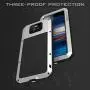 Sony Xperia 10 Case,Bpowe Armor Tank Aluminum Metal Gorilla Glass Shockproof Military Heavy Duty Sturdy Protector Cover Hard Case for Sony Xperia 10 (Silver, Xperia 10)
