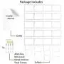 YOU HAVE SPACE Wall Mount Media Storage Rack Cd DVD Organizer 34 Inch Metal Floating Shelf Set of 5 White YOU HAVE SPACE Wall Mount Media Storage Rack Cd DVD Organizer 34 Inch Metal Floating Shelf Set of 5 White