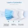 Face Mask, Pack of 50 - Blue Face Mask, Pack of 50 - Blue