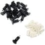 Meprotal 20 Packs Heat Sink Mounting Pins Plastic CPU Mount Clips & Push Screws for Intel LGA Socket, Cooling Fan, Heat Sink