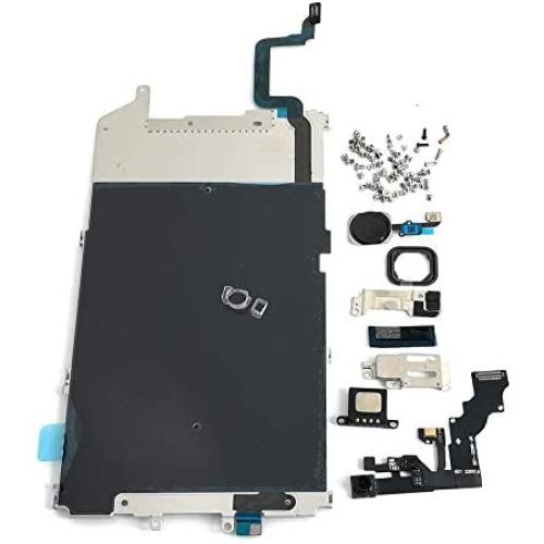 Screen LCD Metal Bracket Front Camera Flex Cable Small Parts Replacement for iPhone 6 Plus (Black)