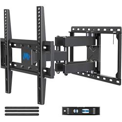 Mounting Dream UL Listed TV Mount TV Wall Mount with Swivel and Tilt for Most 32-55 Inch TV, Full Motion TV Mount with Articulating Dual Arms, Max VESA 400x400mm, 99 lbs. Loading, 16 inch Studs MD2380