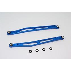 Axial SMT10 Grave Digger (AX90055) Upgrade Parts Aluminum Front/Rear Upper Chassis Link Parts - 1Pr Set Blue