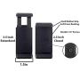Acuvar 12'' Inch Flexible Camera Tripod with Wrapable Disc Legs & Quick Release Plate + Universal Smartphone Mount + Wireless Remote Control for All Smartphones