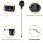 CUGLB Universal Recliner Release Pull Handle, Oval Plastic Sofa Chair Replacement Parts with Cable, Great for Ashley and Major Recliner Brands Sofa