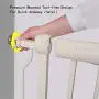ALLAIBB Extra Wide Baby Gate Pressure Mount Auto Close White Metal Child Dog Pet Safety Gates with Walk Through for Stairs,Doorways,Kitchen and Living Room 62.2-66.9 in (71.65-76.38''/182-194cm) ALLAIBB Extra Wide Baby Gate Pressure Mount Auto Close White Metal Child Dog Pet Safety Gates with Walk Through for Stairs,Doorways,Kitchen and Living Room 62.2-66.9 in (71.65-76.38''/182-194cm)