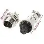 Aviation Connectors 5A, Lsgoodcare 30Pcs GX12-3 Metal Aviation Plug Kit, Including 3 Pin 12MM Plug Thread Male Female Panel Wire Socket and Aviation Plugs Cap Aviation Connectors 5A, Lsgoodcare 30Pcs GX12-3 Metal Aviation Plug Kit, Including 3 Pin 12MM Plug Thread Male Female Panel Wire Socket and Aviation Plugs Cap