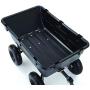 Gorilla Carts Heavy-Duty Poly Yard Dump Cart | 2-In-1 Convertible Handle, 1200 lbs capacity | GOR6PS model