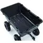 Gorilla Carts Heavy-Duty Poly Yard Dump Cart | 2-In-1 Convertible Handle, 1200 lbs capacity | GOR6PS model