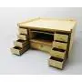 JEWELERS WORK BENCH TABLE TOP JEWELRY REPAIR WATCH HOBBY & CRAFT BEAD WORKBENCH JEWELERS WORK BENCH TABLE TOP JEWELRY REPAIR WATCH HOBBY & CRAFT BEAD WORKBENCH