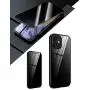 KumWum Anti Peep Screen Protector for iPhone 12 Mini Case Full Body Magnetic Cover Front and Back Tempered Glass Protector with Metal Bumper - Black KumWum Anti Peep Screen Protector for iPhone 12 Mini Case Full Body Magnetic Cover Front and Back Tempered Glass Protector with Metal Bumper - Black