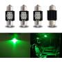 iBrightstar Newest 9-30V Extremely Bright DE3175 DE3021 Festoon Error Free 1.25'' 31mm LED for Interior Map Dome Lights and License Plate Courtesy Lights, Green