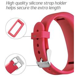 Mosstek Bands Compatible with Garmin Vivofit 3/jr/jr 2, Soft Silicone Replacement Sport Wristbands for Kids Girls Boys Women Men Small Large