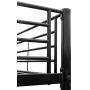 Bonnlo Metal Twin Loft Bed for Kids Space Saver Bed Frame, Black