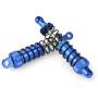 DAPENGNIAO RC Car Spare Parts Apply for HBX 18859E Oil Filled Shocks 2Pcs Upgrade Accessories Suspension Shock Absorbers Accessories (Color : Blue)