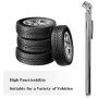 SYFGO Pencil Tire Pressure Gauge (10-50 PSI ) Low - High Air Pressure Gauge with Heavy Duty Chrome Metal Head , Accurate Portable Tire Measurement Tool for Car Truck RV and Bicycle ( 5-Pack )