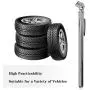 SYFGO Pencil Tire Pressure Gauge (10-50 PSI ) Low - High Air Pressure Gauge with Heavy Duty Chrome Metal Head , Accurate Portable Tire Measurement Tool for Car Truck RV and Bicycle ( 5-Pack )