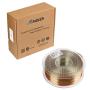 AMOLEN PLA 3D Printer Filament, Silk PLA Filament Multicolor 1.75mm, 20% Real Metal Silk Rainbow 3D Printing Filament 1 kg