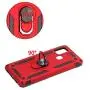 SWP for Samsung Galaxy A21S Case, Dual Layer Shock-Absorption Armor Cover,Full-Body Protective Case with Metal Ring Holder Kickstand for A21S (red)
