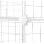 Whitmor Storage Cubes - Stackable Interlocking Wire Shelves - White (Set of 6)