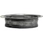 Vent Systems 8'' inch Air Vent Duct Connector Flange Straight Ventilation Pipe Metal Ducting Connector Plate for Cooling Heating Ventilation System HVAC 8'' inch
